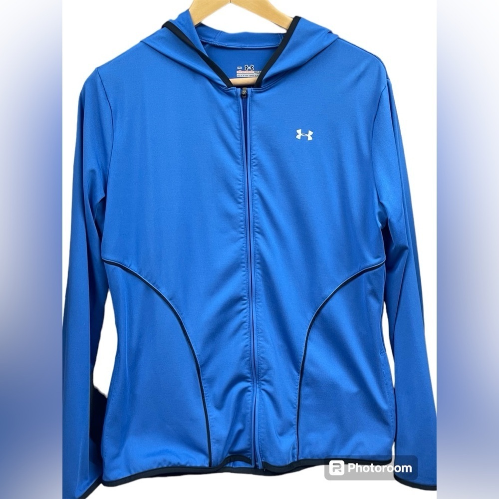 Allseason Gear Under Armour Track Jacket Blue Size Medium